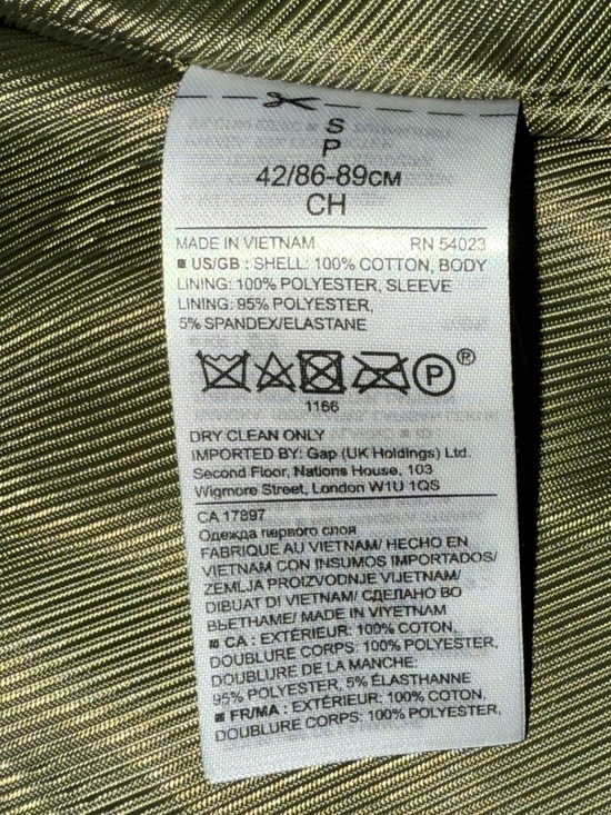 NWT Banana Republic Olivia Palermo belted military style jacket - Picture 6 of 8